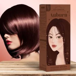 Kota Cosmetics Permanent Hair Color Cream Auburn (Reddish Brown)