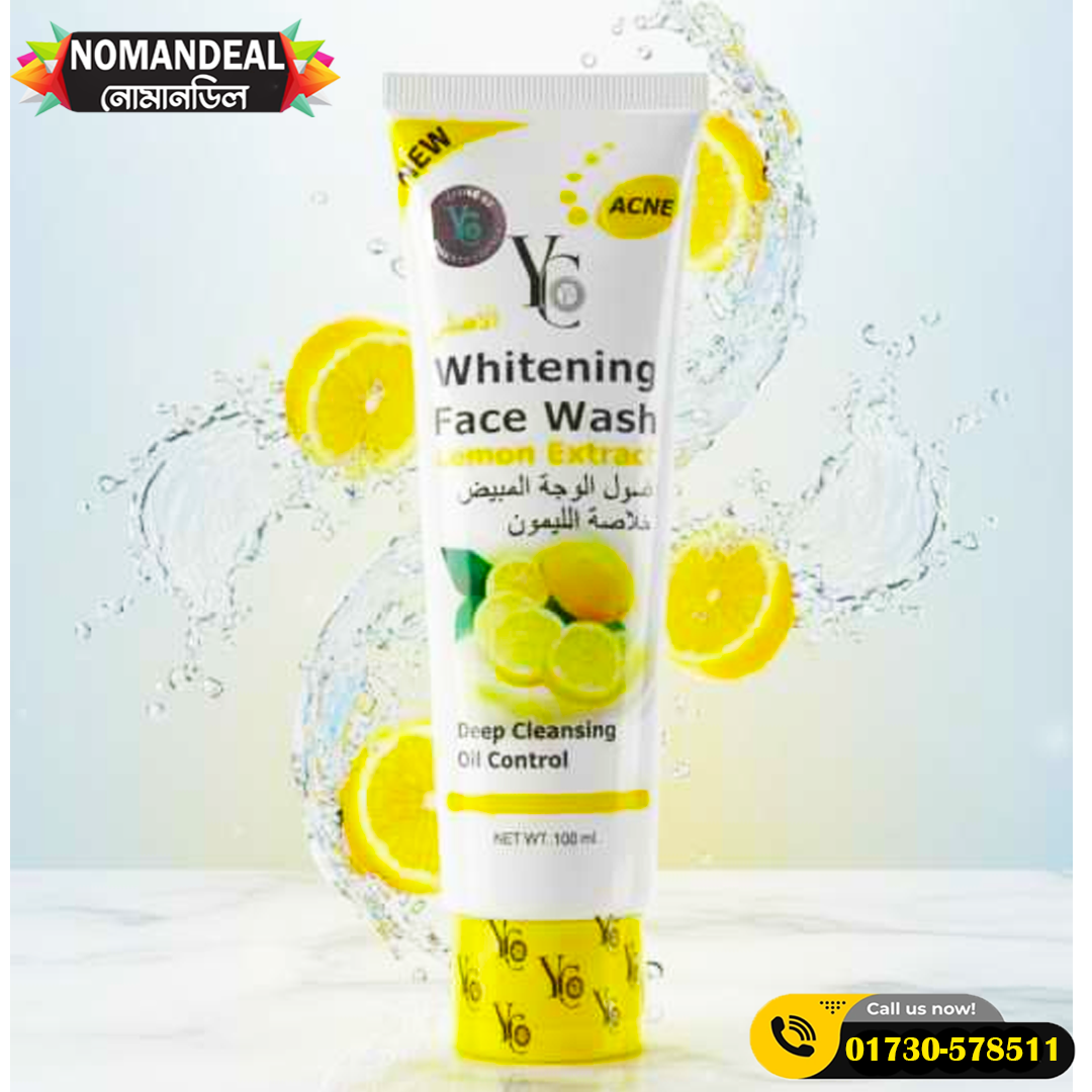 YC Whitening Face Wash Lemon Extract 100ml