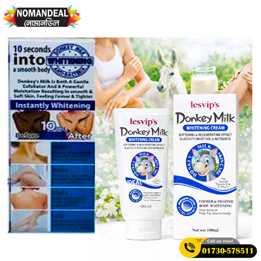 Fruit of the Wokali Donkey Milk Whitening Cream -180ml