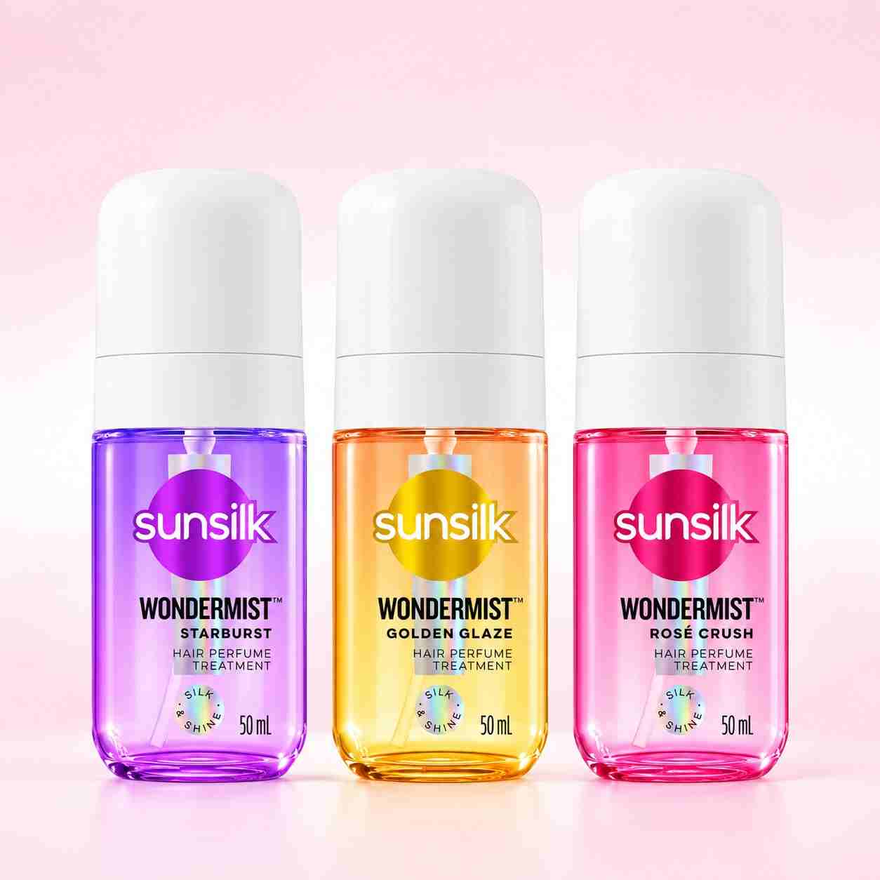 3 psc Combo Sunsilk Wondermist Hair Perfume Treatment